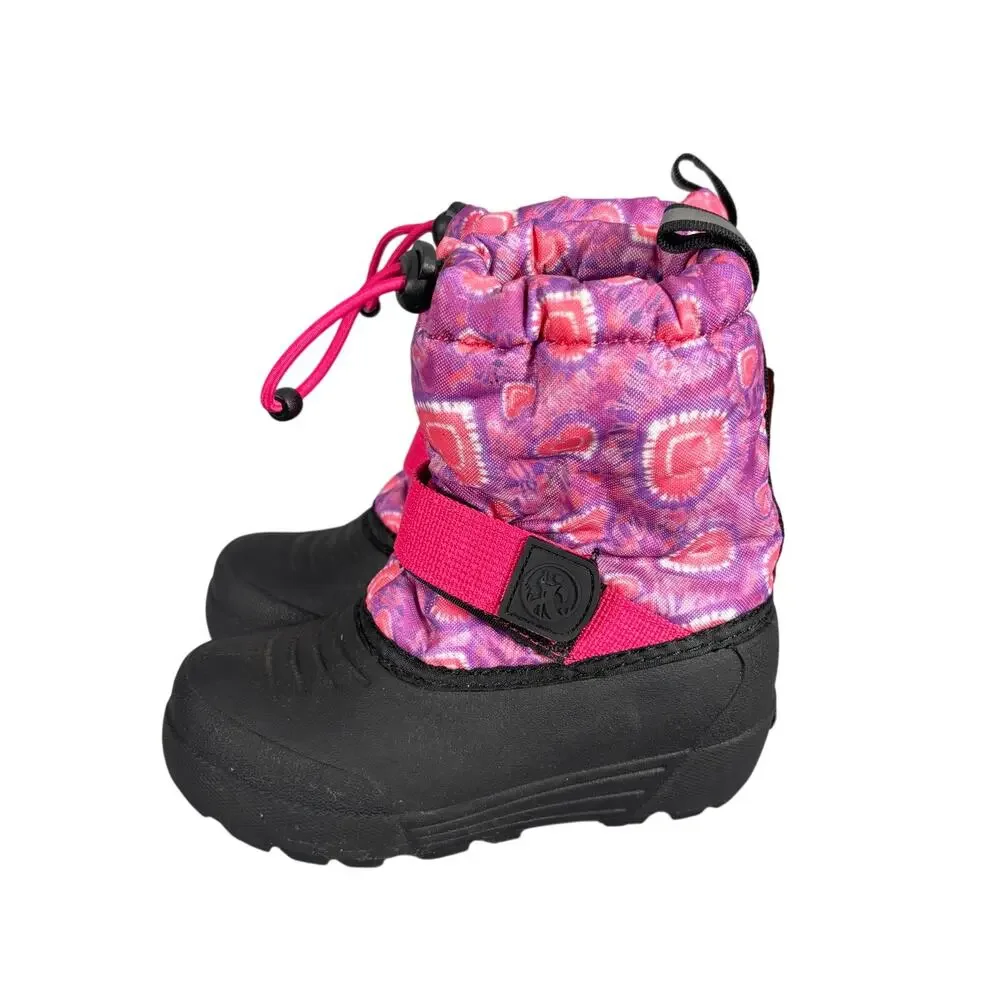 Northside Toddler Snow Boots Size 8 Pink Purple Thinsulate Snowcore NWT
